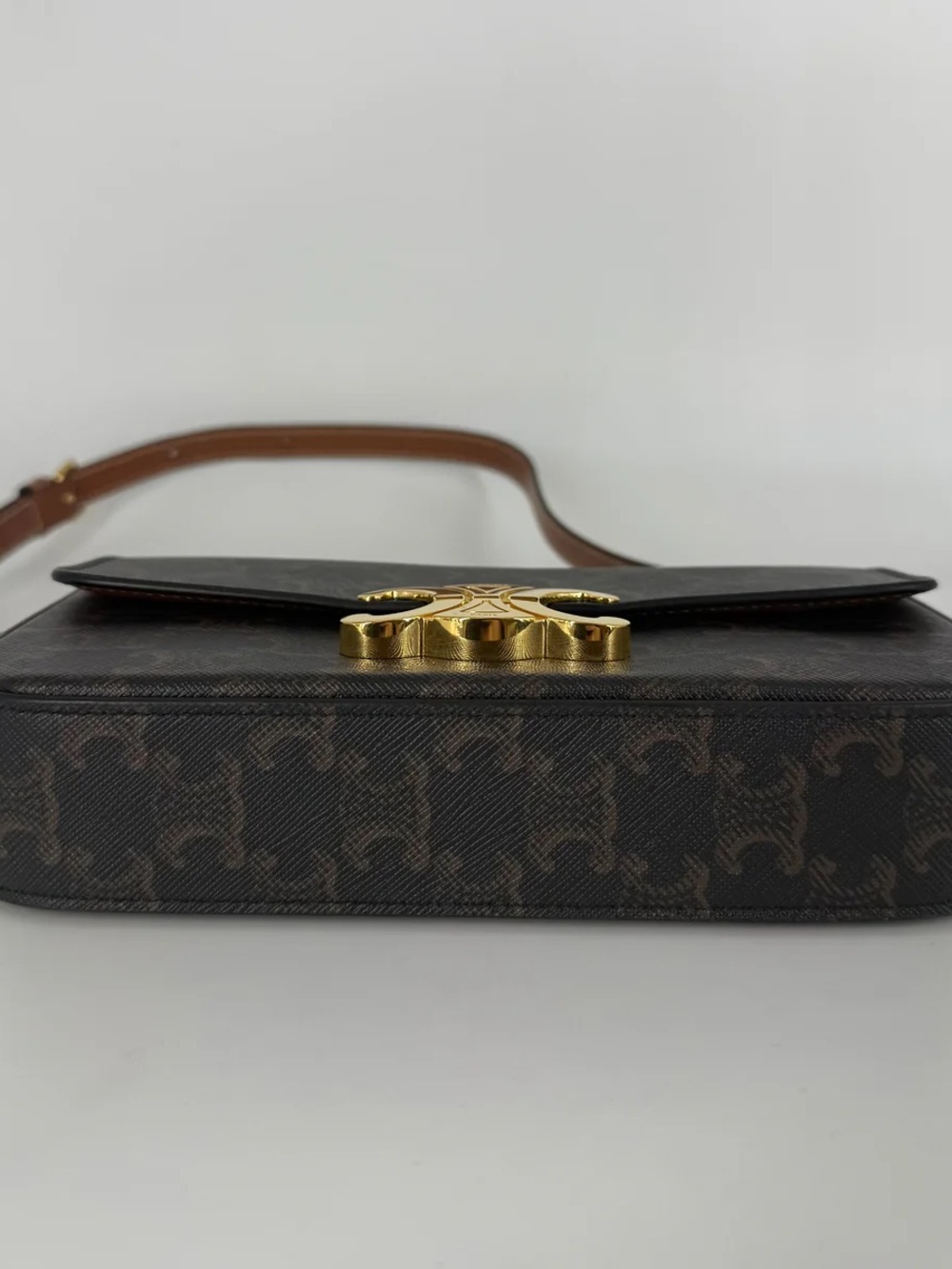Celine Claude Triomphe Shoulder Bag - Picture 3 of 12